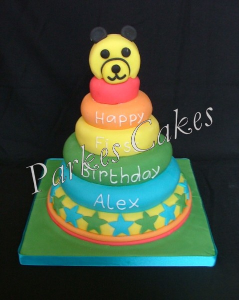 hoopla toy birthday cake